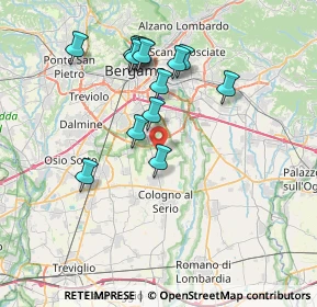 Mappa Via Pradone, 24050 Zanica BG, Italia (6.91143)