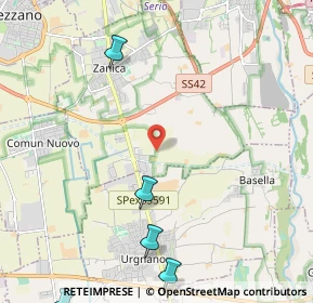 Mappa Via Pradone, 24050 Zanica BG, Italia (4.324)