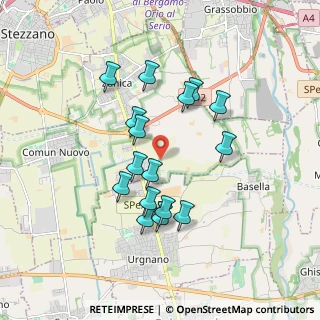 Mappa Via Pradone, 24050 Zanica BG, Italia (1.57688)