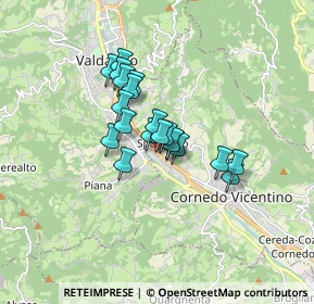 Mappa Via Vittorio Alfieri, 36073 Cornedo Vicentino VI, Italia (1.1115)