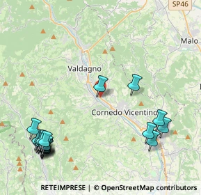 Mappa Via Vittorio Alfieri, 36073 Cornedo Vicentino VI, Italia (5.693)