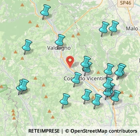 Mappa Via Vittorio Alfieri, 36073 Cornedo Vicentino VI, Italia (4.657)