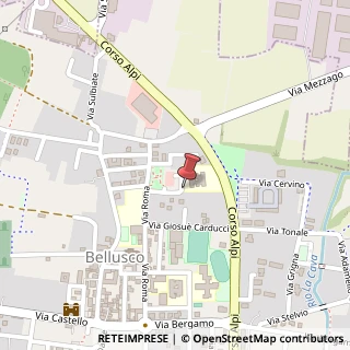 Mappa Piazza Libertà, 32, 20882 Bellusco, Monza e Brianza (Lombardia)