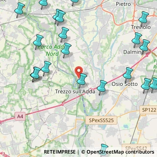Mappa Via San Matteo, 24042 Capriate San Gervasio BG, Italia (6.0725)