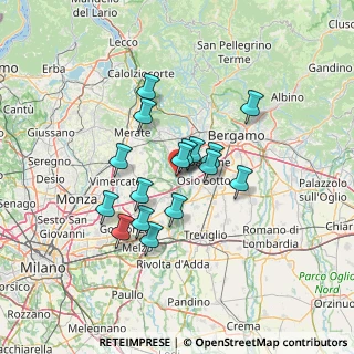 Mappa Via San Matteo, 24042 Capriate San Gervasio BG, Italia (10.51688)