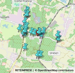 Mappa Via Francesco Foresti, 25046 Corte Franca BS, Italia (0.74815)