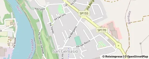 Mappa Capriate San Gervasio