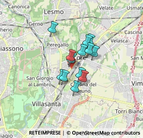 Mappa Via G. Rossini, 20862 Arcore MB, Italia (1.03154)
