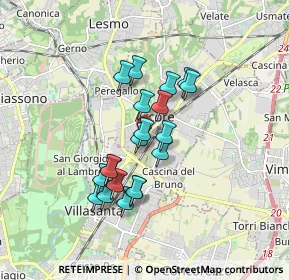 Mappa Via G. Rossini, 20862 Arcore MB, Italia (1.3875)
