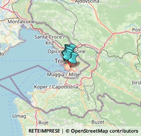 Mappa Via dei Gravisi, 34148 Trieste TS, Italia (7.50818)