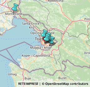 Mappa Via dei Gravisi, 34148 Trieste TS, Italia (26.18417)