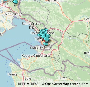 Mappa Via dei Gravisi, 34148 Trieste TS, Italia (12.56727)