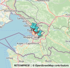 Mappa Via dei Gravisi, 34148 Trieste TS, Italia (46.35786)