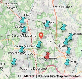 Mappa Via Dolomiti, 20832 Desio MB, Italia (4.665)