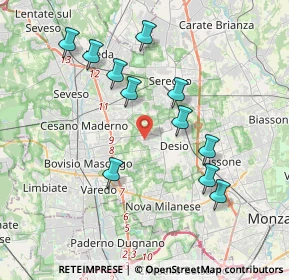 Mappa Via Dolomiti, 20832 Desio MB, Italia (3.73)