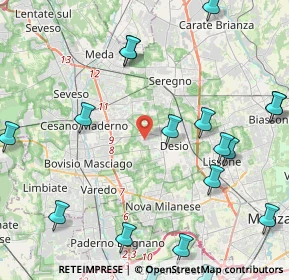 Mappa Via Dolomiti, 20832 Desio MB, Italia (6.0415)