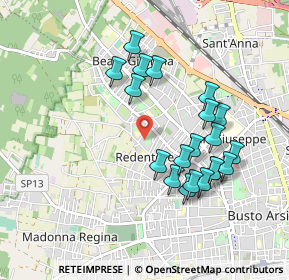 Mappa Via Don Mario Belloli, 21052 Busto Arsizio VA, Italia (0.883)