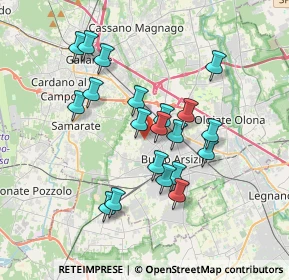 Mappa Via Don Mario Belloli, 21052 Busto Arsizio VA, Italia (3.1565)