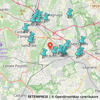 Mappa Via Don Mario Belloli, 21052 Busto Arsizio VA, Italia (4.00833)