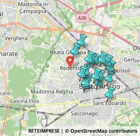 Mappa Via Don Mario Belloli, 21052 Busto Arsizio VA, Italia (1.52471)