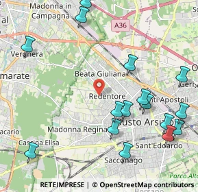 Mappa Via Rodari Tommaso, 21052 Busto Arsizio VA, Italia (2.57438)