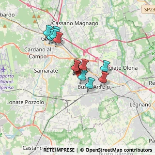 Mappa Via T. Rodari, 21052 Busto Arsizio VA, Italia (2.63769)