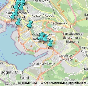 Mappa Via Giuseppe di Vittorio, 34148 Trieste TS, Italia (2.42077)