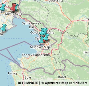 Mappa Via Giuseppe di Vittorio, 34148 Trieste TS, Italia (25.61154)