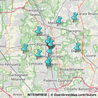 Mappa Cesano Maderno, 20031 Cesano Maderno MB, Italia (2.68308)