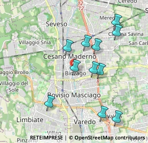 Mappa Cesano Maderno, 20031 Cesano Maderno MB, Italia (1.87909)