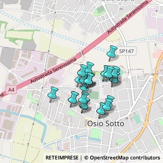 Mappa Via Francesco Petrarca, 24046 Osio Sotto BG, Italia (0.3037)
