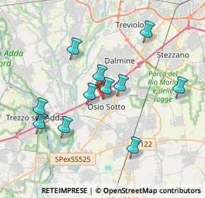 Mappa Via Francesco Petrarca, 24046 Osio Sotto BG, Italia (3.48182)