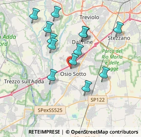 Mappa Via Francesco Petrarca, 24046 Osio Sotto BG, Italia (3.52692)