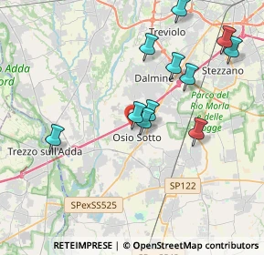 Mappa Via Francesco Petrarca, 24046 Osio Sotto BG, Italia (3.78091)