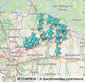 Mappa Via berlinguer snc, 20874 Busnago MB, Italia (10.505)
