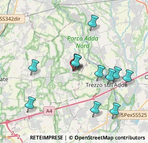 Mappa Via berlinguer snc, 20874 Busnago MB, Italia (3.6475)