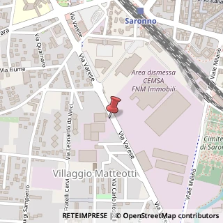 Mappa Via Varese, n78, 21047 Saronno, Varese (Lombardia)