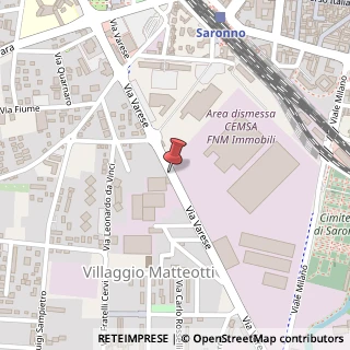 Mappa Via varese 150, 21047 Saronno, Varese (Lombardia)
