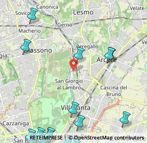 Mappa Via Molino Sesto Giovane, 20852 Villasanta MB, Italia (3.6085)