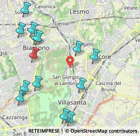 Mappa Via Molino Sesto Giovane, 20852 Villasanta MB, Italia (2.51929)