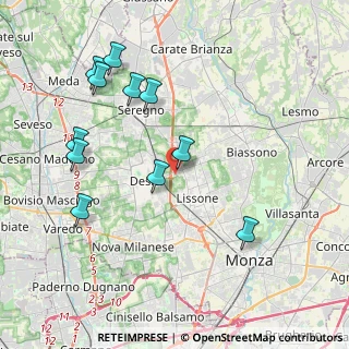 Mappa Piazza Giotto, 20832 Desio MB, Italia (4.25455)
