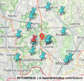 Mappa Piazza Giotto, 20832 Desio MB, Italia (3.84529)