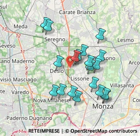 Mappa Piazza Giotto, 20832 Desio MB, Italia (3.27421)