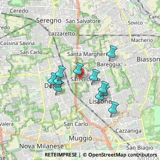 Mappa Piazza Giotto, 20832 Desio MB, Italia (1.43)