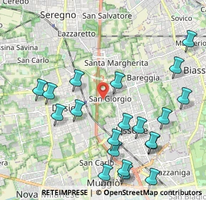 Mappa Piazza Giotto, 20832 Desio MB, Italia (2.3975)