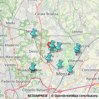 Mappa Via Andrea Appiani, 20851 Lissone MB, Italia (3.38545)