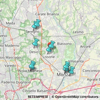 Mappa Via Andrea Appiani, 20851 Lissone MB, Italia (3.80727)