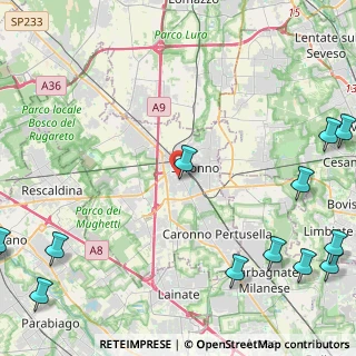 Mappa 21040 Saronno VA, Italia (7.27308)