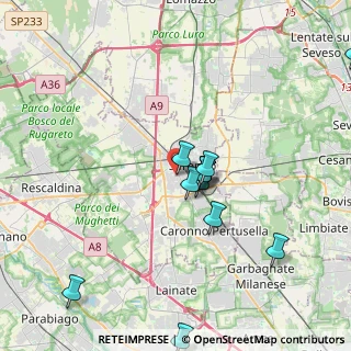 Mappa 21040 Saronno VA, Italia (3.78917)