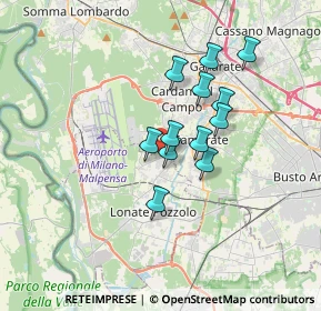 Mappa Via Gorizia, 21010 Ferno VA, Italia (2.55917)
